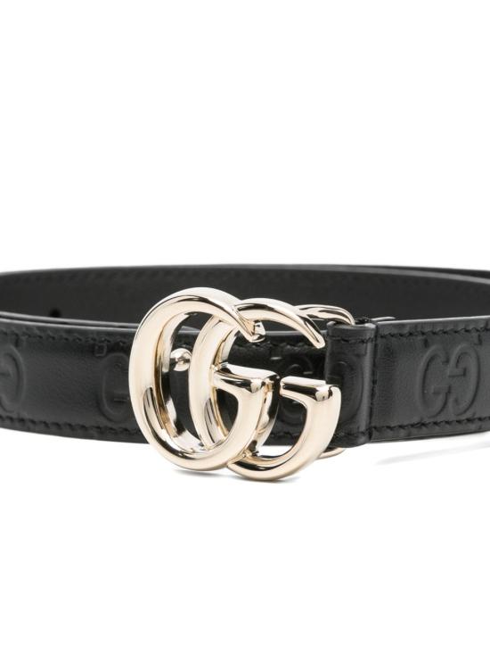 26FW 구찌 GG 마몽 씬 벨트 409417 AAD5L1000 - GUCCI
