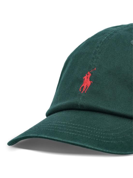 26FW 폴로 랄프로렌 포니 자수 치노 볼캡 211912843 010 Verde - POLO RALPH LAUREN