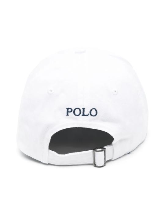 26FW 폴로 랄프로렌 포니 자수 치노 볼캡 211912843 018 Bianco - POLO RALPH LAUREN