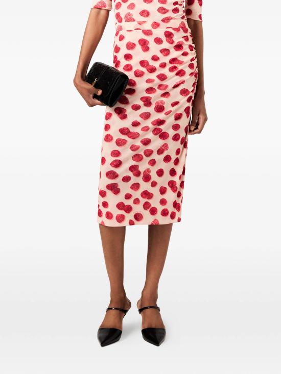 26FW 스텔라 맥카트니 미디 스커트 6J03583SQA65 5001 Rosa - STELLA MCCARTNEY