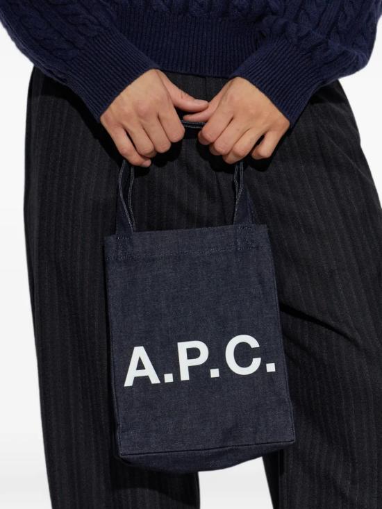 26FW 아페쎄 니논 데님 숄더백 COHIZM67048 IAI BLU - A.P.C.