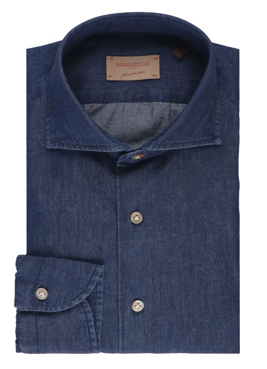 26SS 보리엘로 긴팔 셔츠 9095 1 MARECHIARO Blu