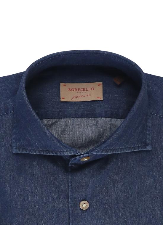 26SS 보리엘로 긴팔 셔츠 9095 1 MARECHIARO Blu - BORRIELLO