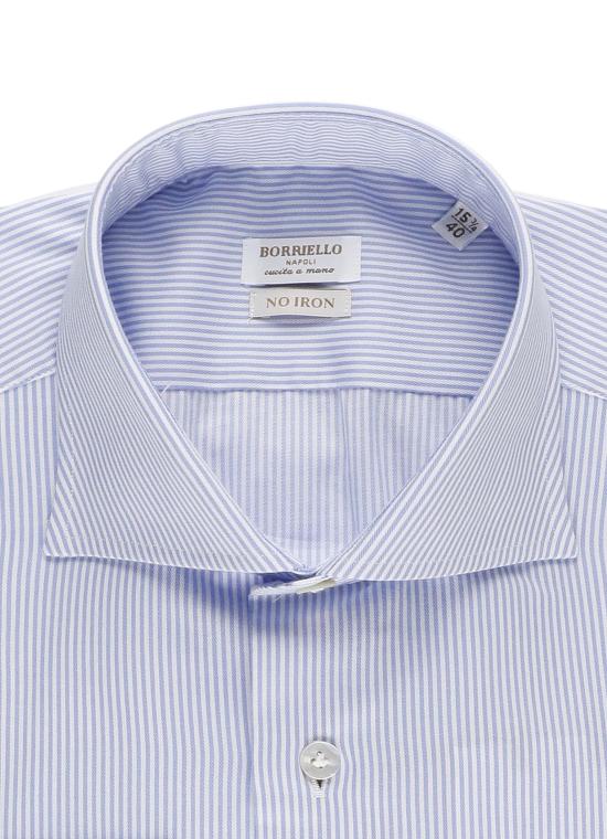 26SS 보리엘로 긴팔 셔츠 22001 2 MARECHIARO Blu - BORRIELLO