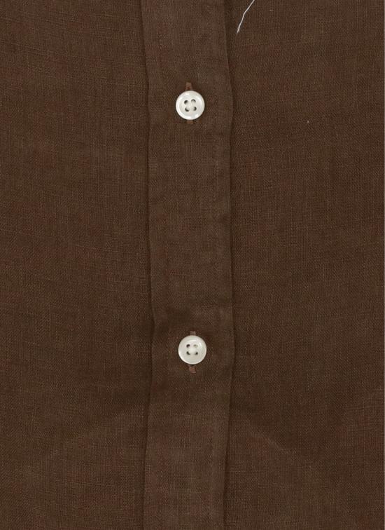 26SS 랄프 로렌 긴팔 셔츠 710968915 500 Marrone - RALPH LAUREN