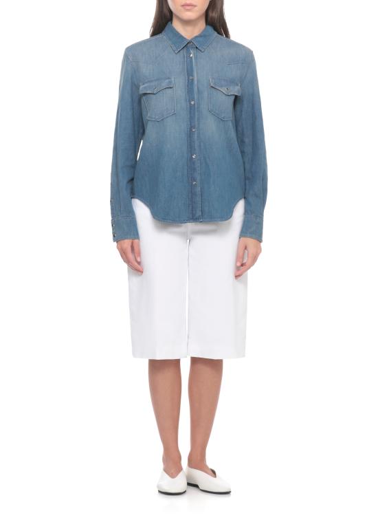 26SS 돈답 데님 셔츠 DC480 DF0272D MF6800 Blue - DONDUP