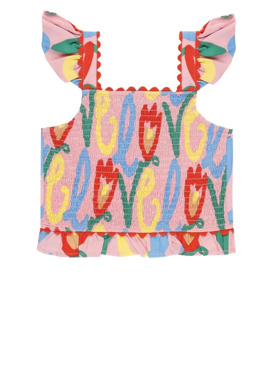 26SS [키즈] 스텔라 맥카트니 티셔츠 TY5A42 Z3437509MC Rosa - STELLA MCCARTNEY
