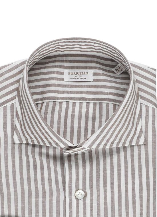 26SS 보리엘로 긴팔 셔츠 22026 4 MARECHIARO Marrone - BORRIELLO