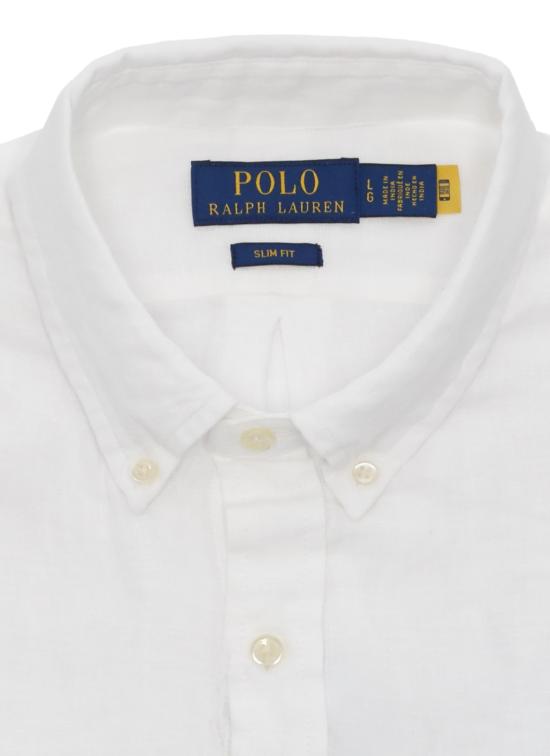 26SS 랄프 로렌 긴팔 셔츠 710968915 505 Bianco - RALPH LAUREN