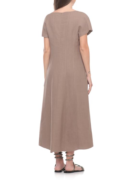 26SS 안토넬리 피렌체 롱 원피스 MATILDE Q6604210 Marrone - ANTONELLI FIRENZE
