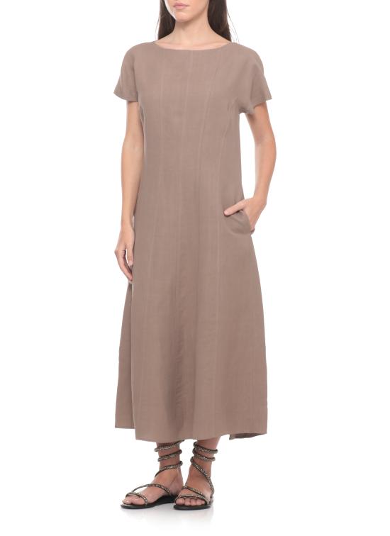 26SS 안토넬리 피렌체 롱 원피스 MATILDE Q6604210 Marrone - ANTONELLI FIRENZE
