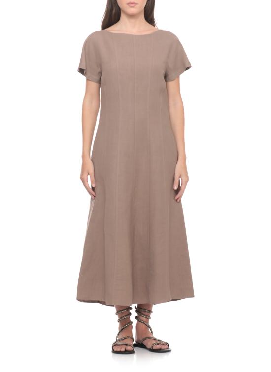 26SS 안토넬리 피렌체 롱 원피스 MATILDE Q6604210 Marrone - ANTONELLI FIRENZE