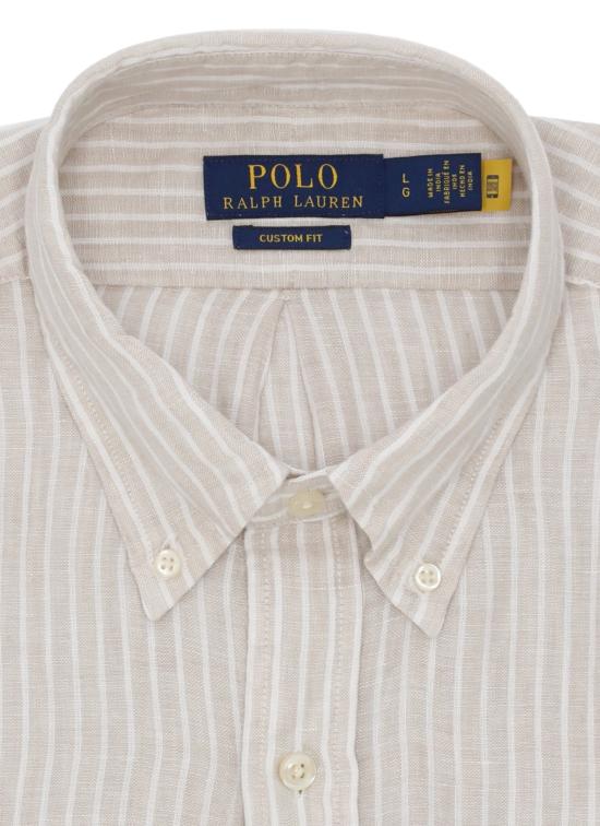 26SS 랄프 로렌 긴팔 셔츠 710B15594 006 Beige - RALPH LAUREN