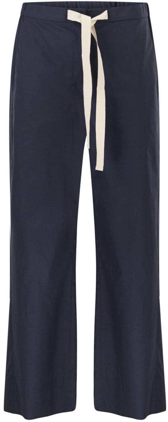 26SS 막스마라 스트레이트 팬츠 2619131023600005 NAVY