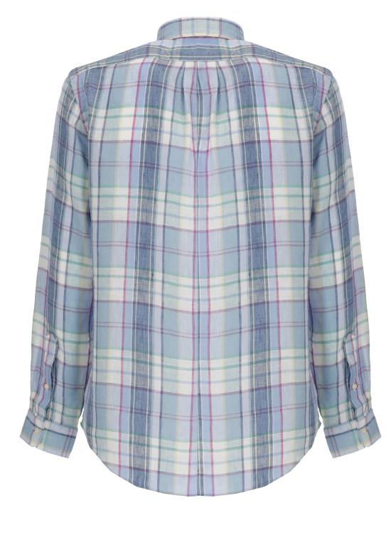 26SS 랄프 로렌 긴팔 셔츠 710B16705 002 Celeste - RALPH LAUREN