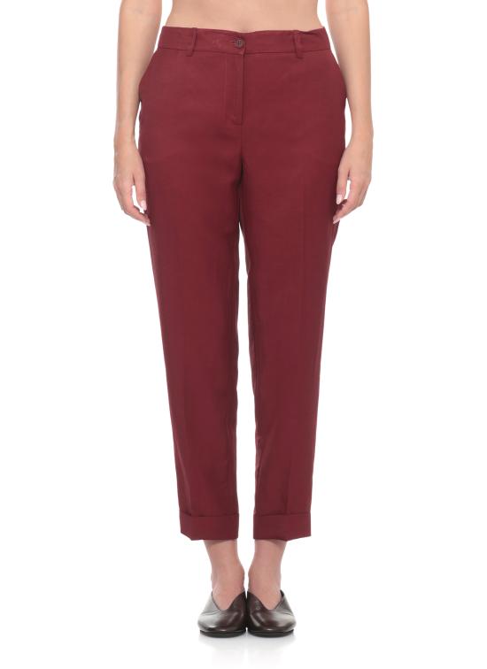 26SS 파로쉬 스트레이트 팬츠 D232443 RAISA26010 Burgundy - PAROSH