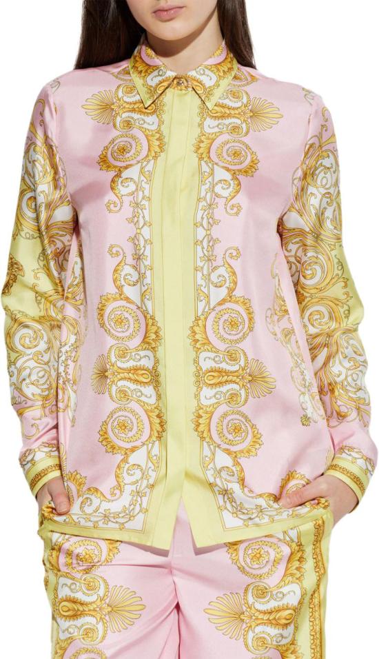 26SS 베르사체 블라우스 10013601A171655Y590 PINK - VERSACE
