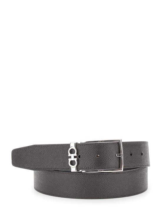 26FW 살바토레 페라가모 리버시블 어드저스터블 간치니 벨트 67A0370708206 Black - SALVATORE FERRAGAMO