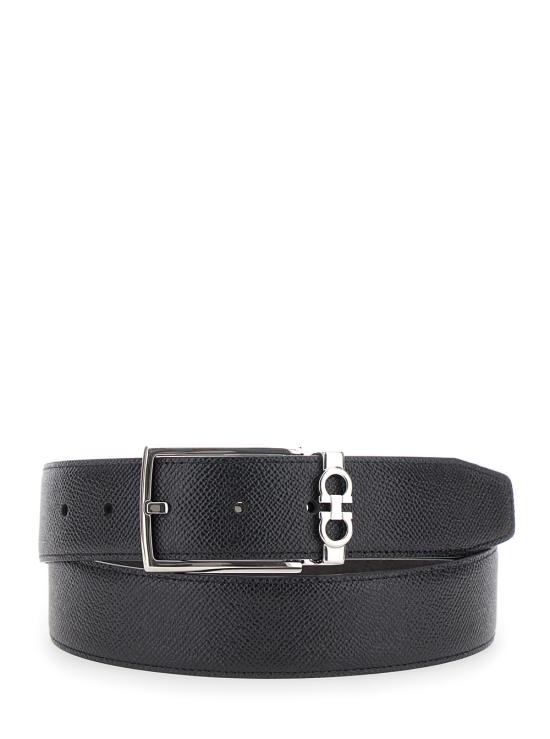 26FW 살바토레 페라가모 리버시블 어드저스터블 간치니 벨트 67A0370708206 Black