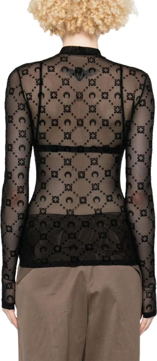 26SS 마린세르 긴팔 티셔츠 WTO388ACJER0005BK99 BLACK - MARINE SERRE