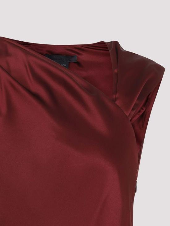 25FW 막스마라 미디 원피스 25212260846001E16 Dark Red - MAX MARA