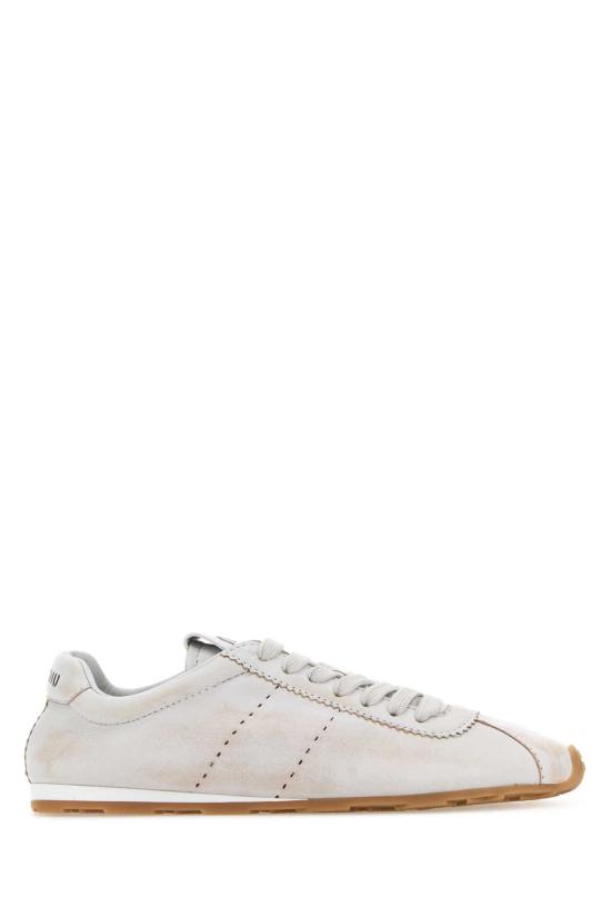26FW 미우미우 플룸 블리치 스니커즈 5E114EF0053H02 F0009 White