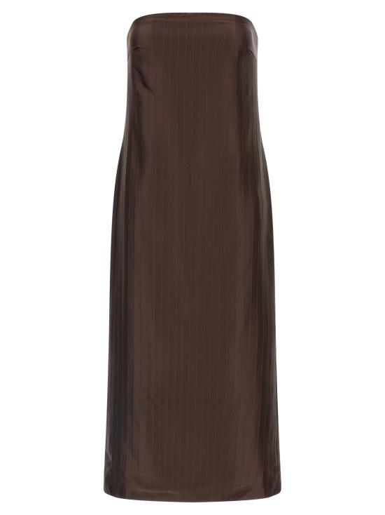 26SS 루루 드 세종 미디 원피스 GIULIADARKBROWN Brown