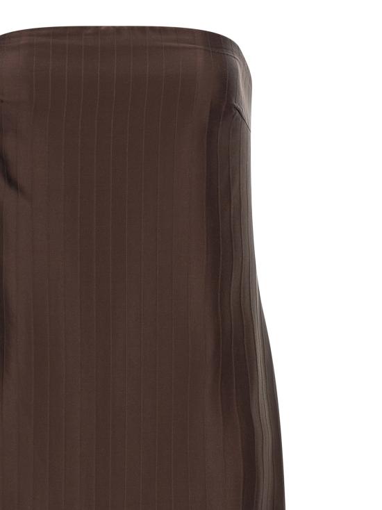 26SS 루루 드 세종 미디 원피스 GIULIADARKBROWN Brown - LOULOU DE SAISON