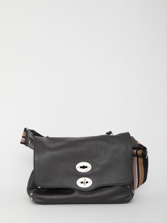 26FW 자넬라토 숄더백 068010S BLACK