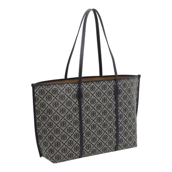 26SS 토리버치 T 모노그램 토트백 174279 405 Grey - TORY BURCH