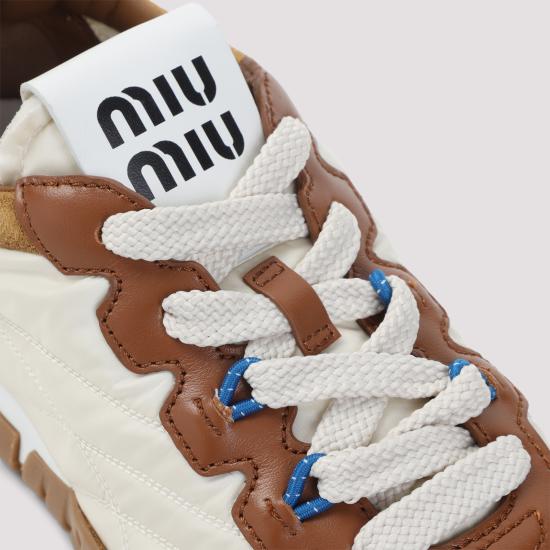 26FW 미우미우 스니커즈 5E417EF005 LYW F05KS AVORIO CARAMEL - MIU MIU