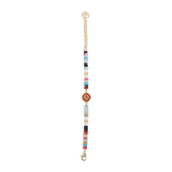 26FW 카사블랑카 브레이슬릿 APF26JW40801 GOLD MULTI COLOUR - CASABLANCA