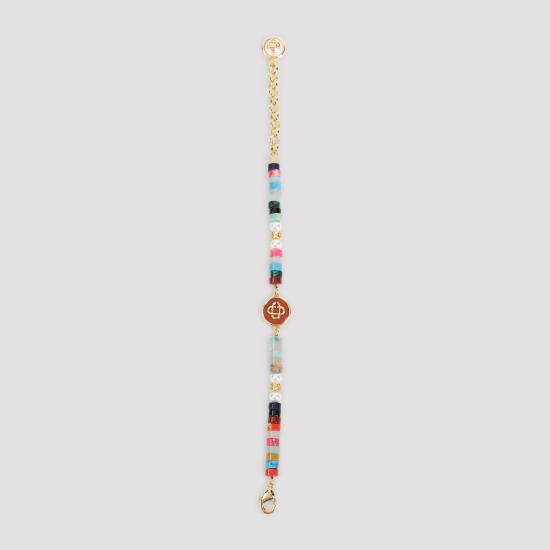 26FW 카사블랑카 브레이슬릿 APF26JW40801 GOLD MULTI COLOUR - CASABLANCA