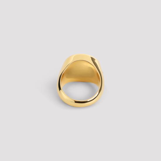 26FW 카사블랑카 반지 APF26JW40601 GOLD RED - CASABLANCA