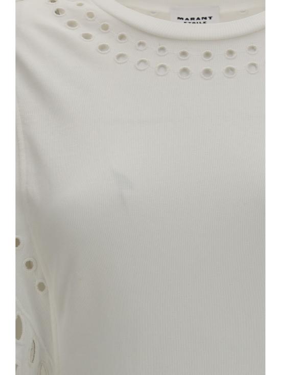 26SS 이자벨마랑에뚜왈 미디 원피스 RO1016FAD1N08E 23EC WHITE - ISABEL MARANT ETOILE