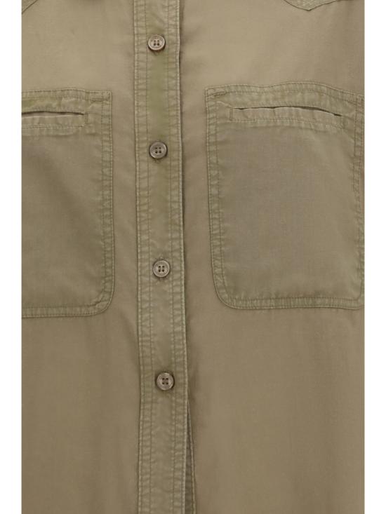 26SS 이자벨마랑에뚜왈 셔츠 CH0304FAD1I05E 67LK KHAKI - ISABEL MARANT ETOILE