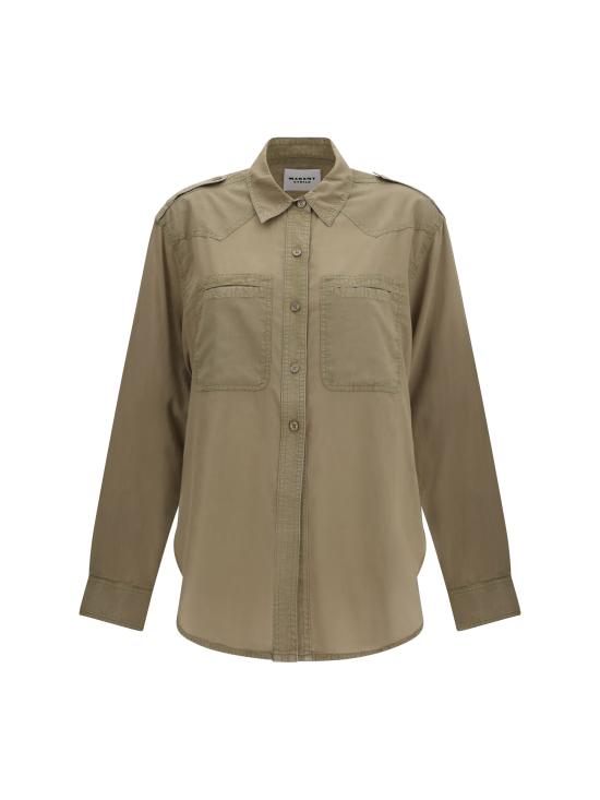 26SS 이자벨마랑에뚜왈 셔츠 CH0304FAD1I05E 67LK KHAKI