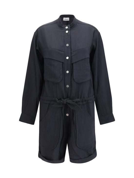26SS 이자벨마랑에뚜왈 점프수트 CB0101FAD1G02E 01BK BLACK