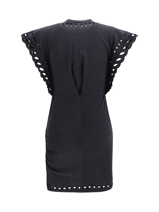 26SS 이자벨마랑에뚜왈 롱 원피스 RO1016FAD1N08E 02FK BLACK - ISABEL MARANT ETOILE