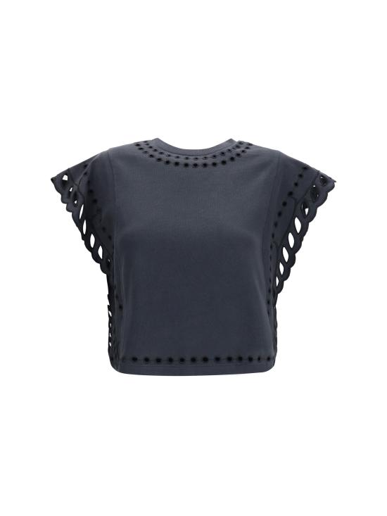 26SS 이자벨마랑에뚜왈 반팔 티셔츠 TS0298FAD1N08E 02FK BLACK