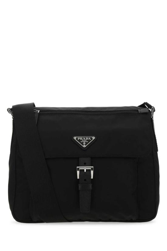 26FW 프라다 삼각로고 리나일론 버클 숄더백 1BD994VB1MRV44 F0002 Black