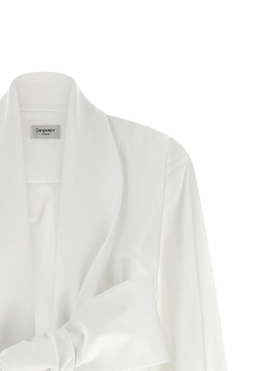 26SS 생로랑 블라우스 870726Y1H489000 White - SAINT LAURENT
