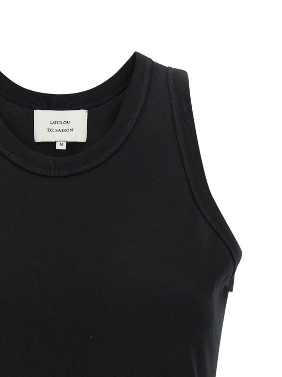26FW 루루 드 세종 긴팔 티셔츠 POSOLDSBLACK Black - LOULOU DE SAISON