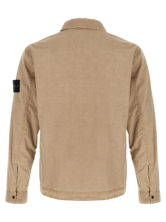26SS 스톤 아일랜드 긴팔 셔츠 L1S151200008S00WNV019A Beige - STONE ISLAND