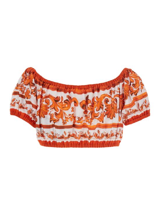 26FW 돌체앤가바나 반팔 티셔츠 F755RTGDDRLS9000 Orange - DOLCE & GABBANA