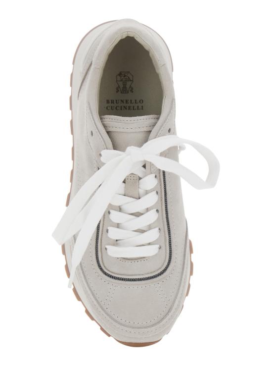 26FW 브루넬로 쿠치넬리 스니커즈 MZSFG3318PC9593 Grey - BRUNELLO CUCINELLI