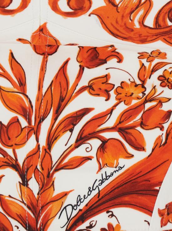 26FW 돌체앤가바나 민소매 티셔츠 F7BB1TGDDRJS9000 Orange - DOLCE & GABBANA
