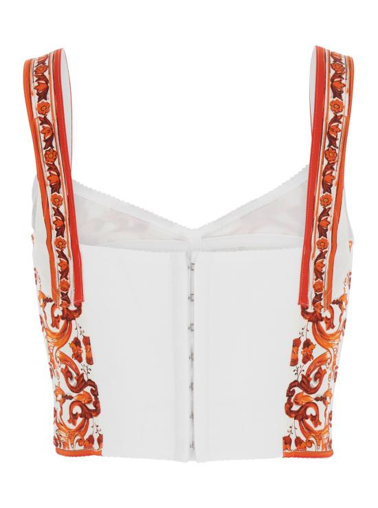 26FW 돌체앤가바나 민소매 티셔츠 F7BB1TGDDRJS9000 Orange - DOLCE & GABBANA