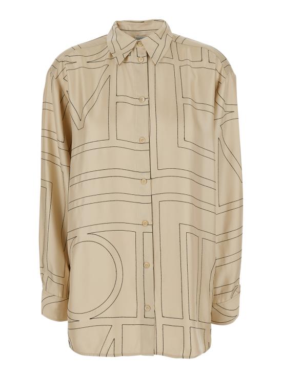 26FW 토템 블라우스 263WRT0480FB0704008 Beige