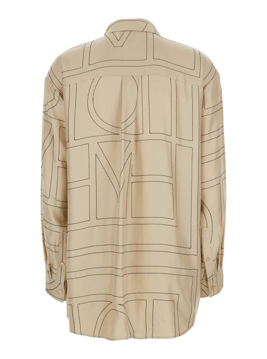 26FW 토템 블라우스 263WRT0480FB0704008 Beige - TOTEME